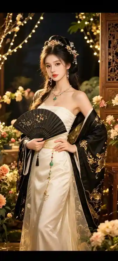 4k古典壁纸 - 国风 - 好看 - 折扇「哲风壁纸」