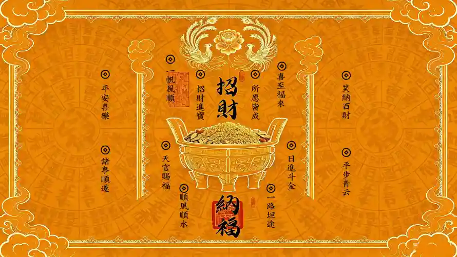 4k中式壁纸-吉祥 - 国风-招财「哲风壁纸」