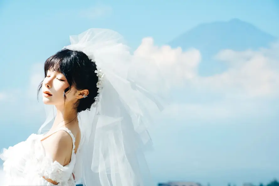 6k写真壁纸-头纱 - 婚纱-少女「哲风壁纸」