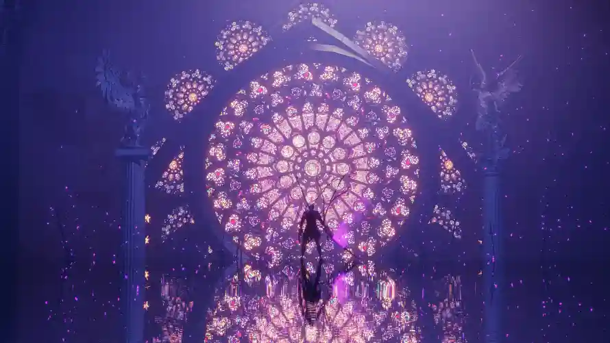 4k光影壁纸-动漫 - 插画-教堂「哲风壁纸」