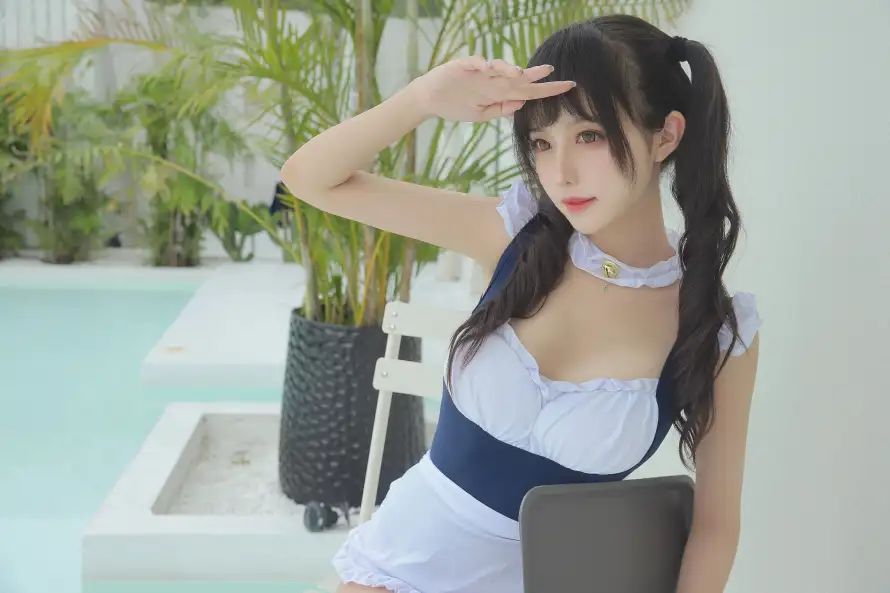 4k写真壁纸-女仆 - 少女-户外「哲风壁纸」