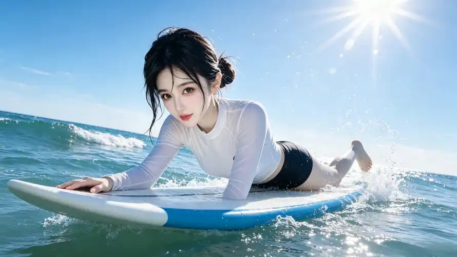 3k冲浪壁纸-夏日 - 大海-好看「哲风壁纸」