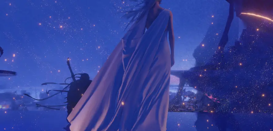 4k人物壁纸-夜景 - 插画-星空「哲风壁纸」
