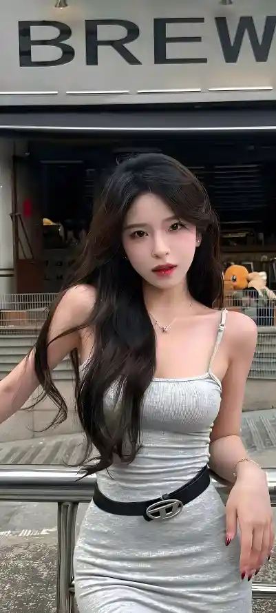 4k人像壁纸 - 红唇 - 美女 - 腰带「哲风壁纸」