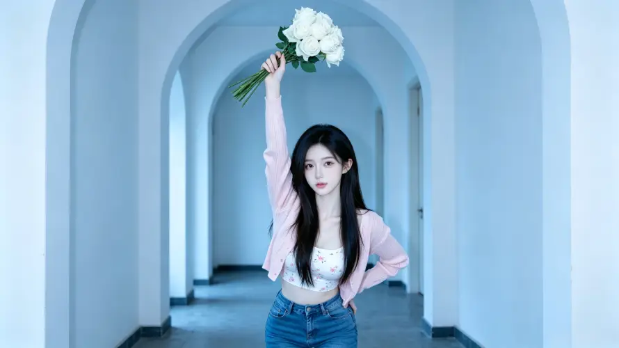 4k好看壁纸 - 少女 - 清纯 - 美女「哲风壁纸」