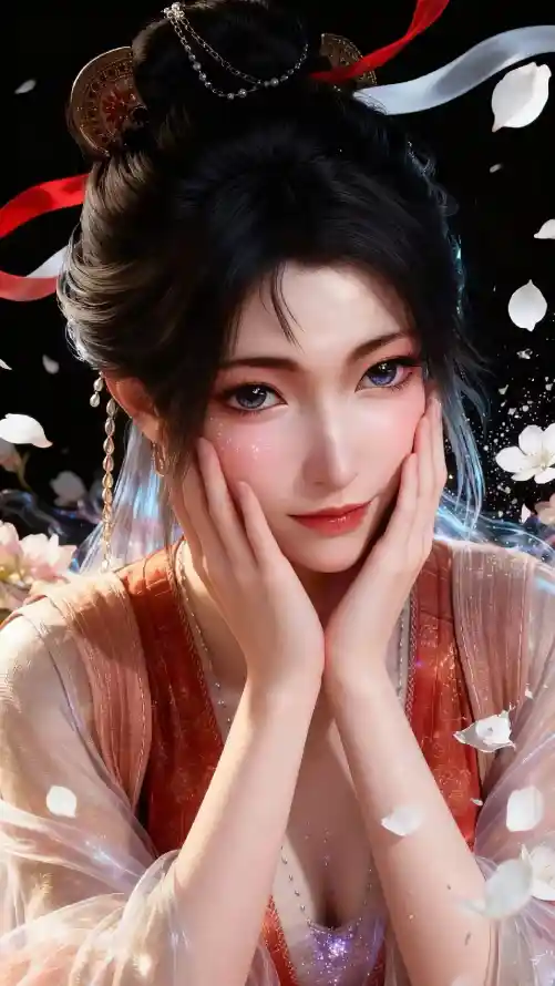 4k3D壁纸 - 仙侠 - 发髻 - 古装「哲风壁纸」