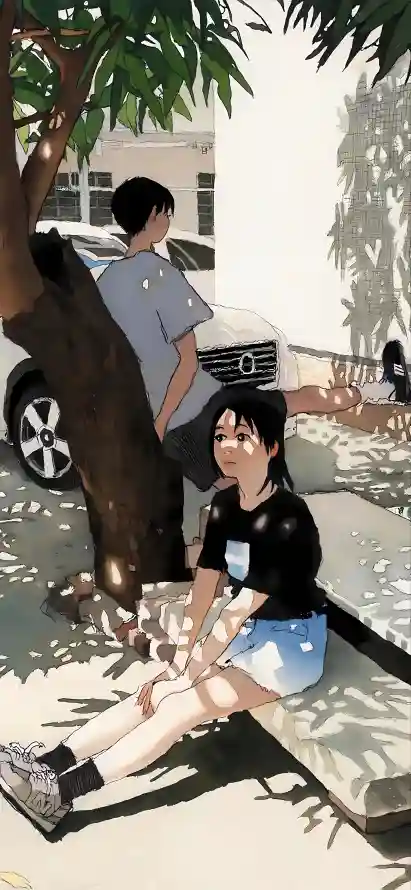 4k休闲壁纸 - 卡通 - 夏日 - 少女「哲风壁纸」