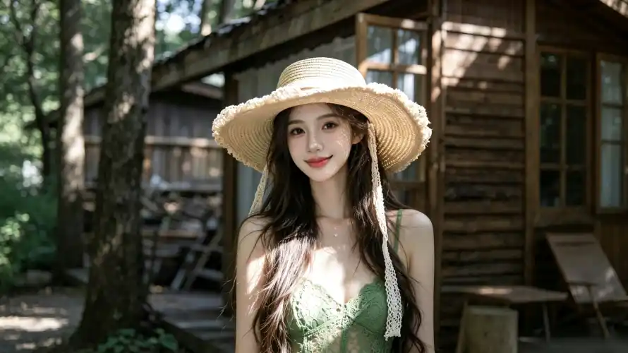 3k夏日壁纸-好看 - 户外-木屋「哲风壁纸」