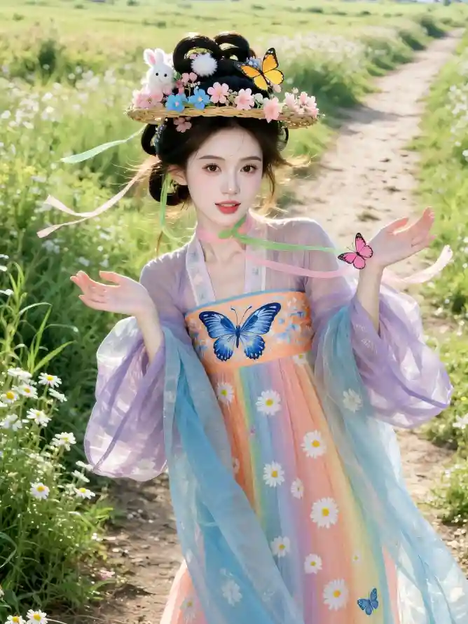 4k古风壁纸 - 好看 - 户外 - 紫纱「哲风壁纸」