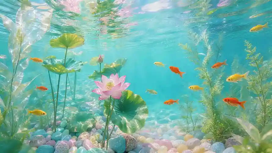 4k水下壁纸-水中 - 水草-清澈「哲风壁纸」 4k水下壁纸-水中 - 水草-清澈「哲风壁纸」