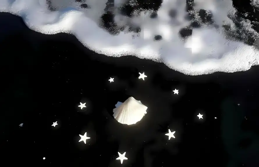 2k夜晚壁纸-手绘 - 插画-星星「哲风壁纸」