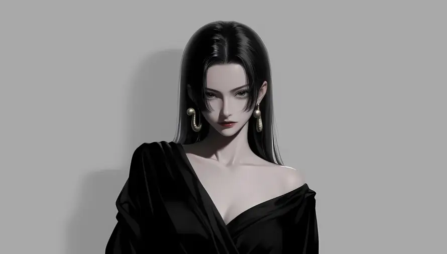 2k女帝壁纸-御姐 - 耳环-长发「哲风壁纸」
