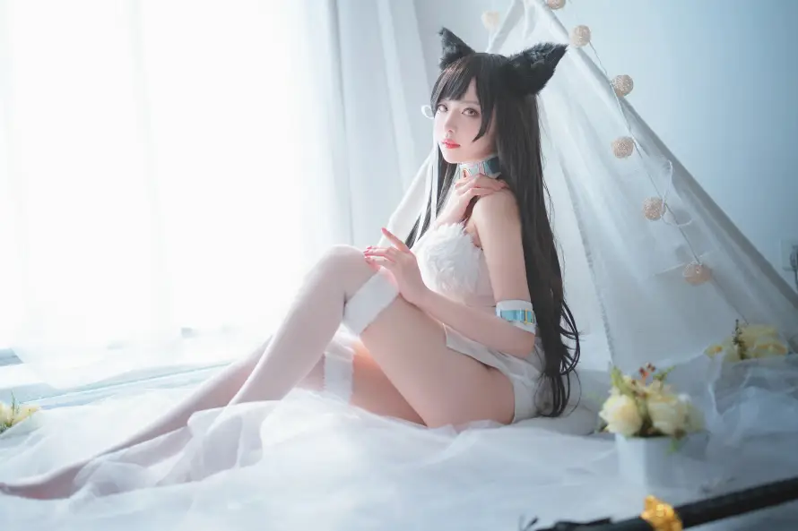 4k兽耳壁纸-犬 - 室内-少女「哲风壁纸」
