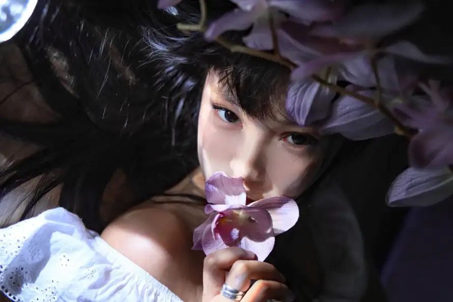 2k人像壁纸-花 - 女生-少女「哲风壁纸」