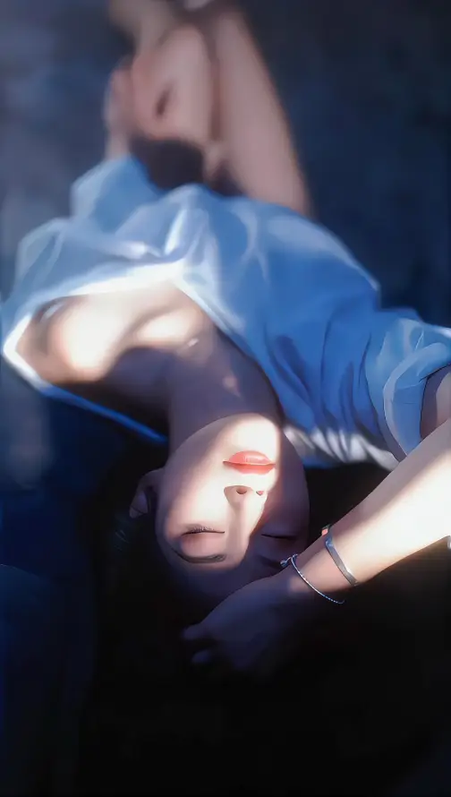 4k光影壁纸 - 少女 - 性感 - 插画「哲风壁纸」