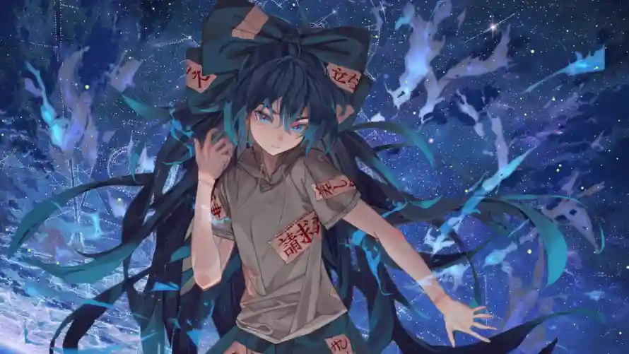 3k少女壁纸-灵焰 - 冷色调-贫穷神「哲风壁纸」