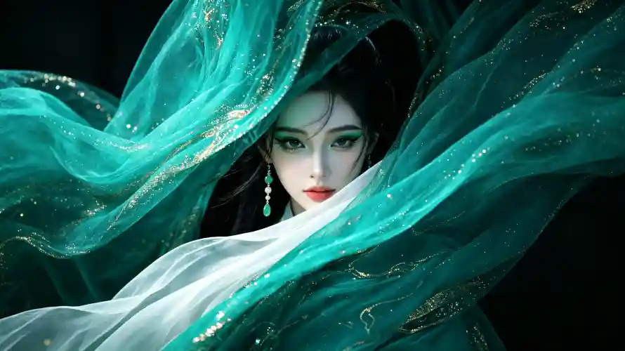 3k国风壁纸-好看 - 汉服-耳坠「哲风壁纸」