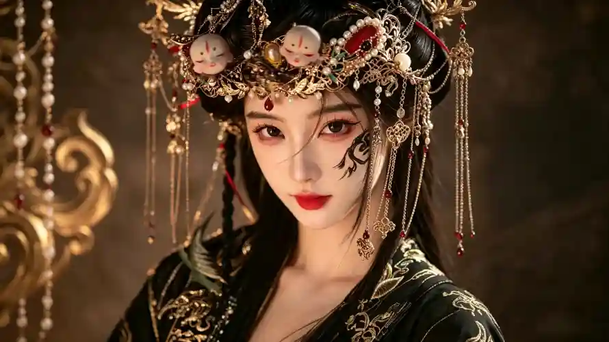 3k刺绣壁纸-古风 - 国风-好看「哲风壁纸」