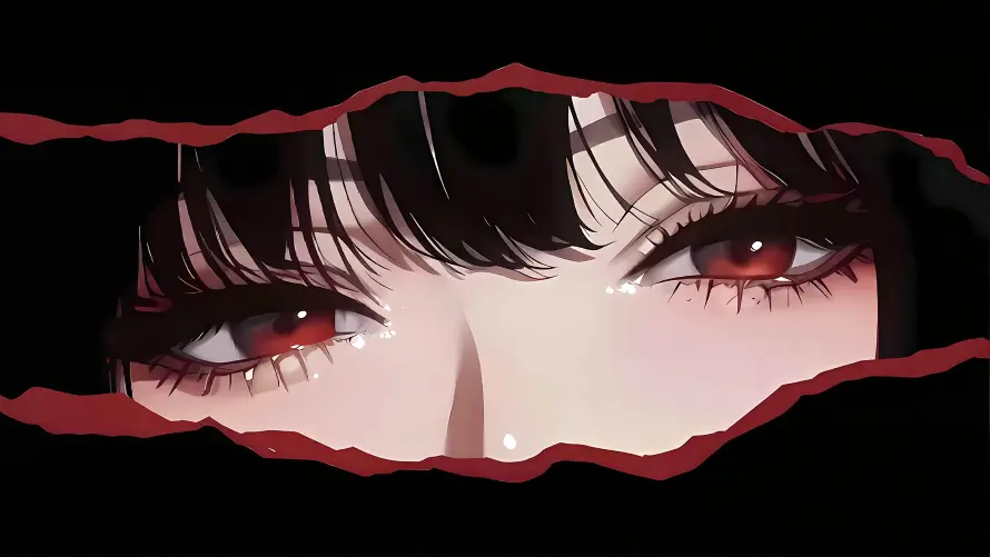 3k冷艳壁纸-少女 - 精选-红瞳「哲风壁纸」