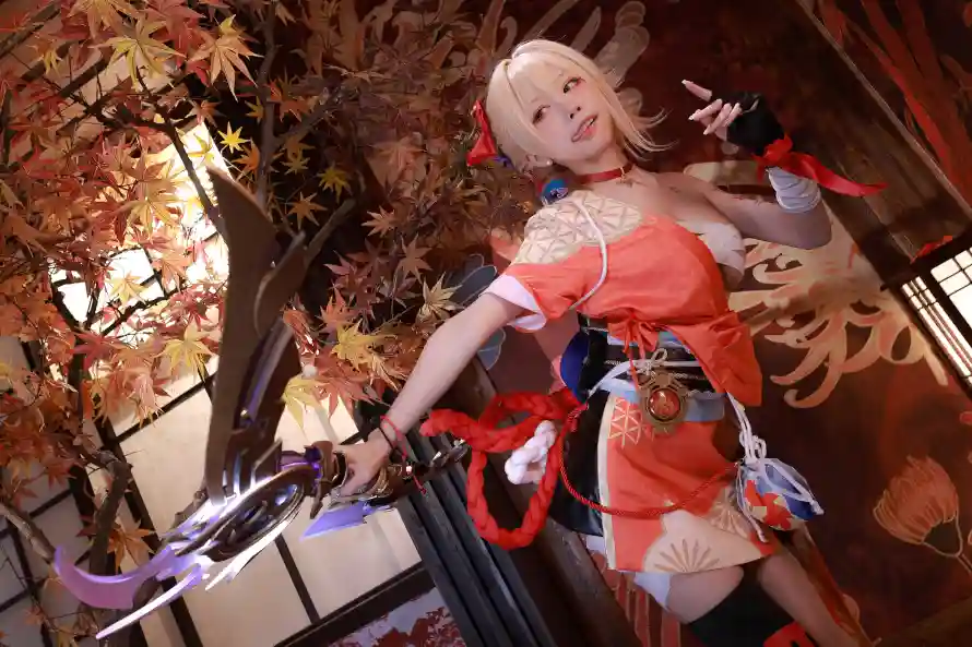 3k原神壁纸-和风 - 宵宫-少女「哲风壁纸」