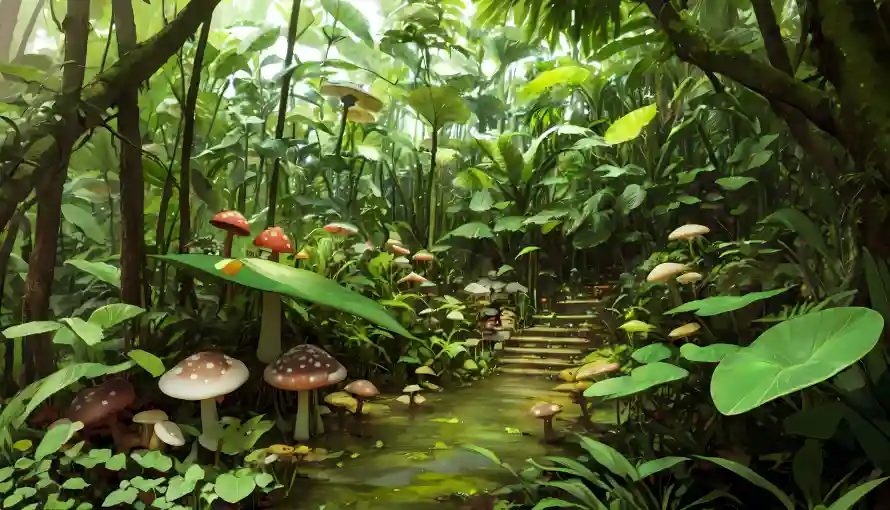 3k丛林壁纸-小径 - 植被-清新「哲风壁纸」