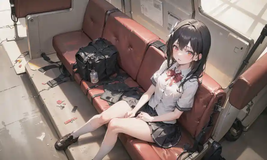 4k坐姿壁纸-校服 - 白丝-精选「哲风壁纸」