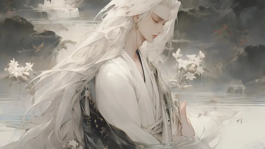 4k写意壁纸-国风 - 少年-意境「哲风壁纸」