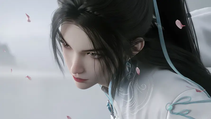 6k仙侠壁纸-侠女 - 侧脸-古风「哲风壁纸」