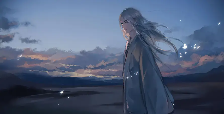 6k回眸壁纸-晚霞 - 晚风-治愈「哲风壁纸」