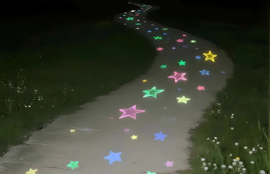 2k夜晚壁纸-夜景 - 小路-插画「哲风壁纸」