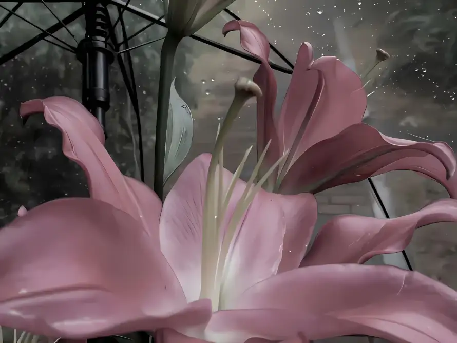 2k微距壁纸-百合 - 花瓣-花蕊「哲风壁纸」