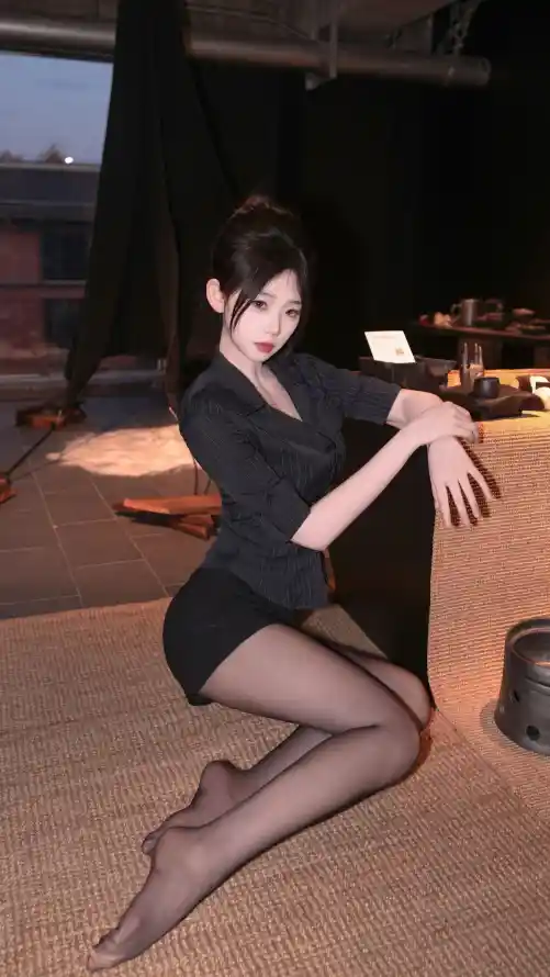 4k室内壁纸 - 御姐 - 性感 - 盘发「哲风壁纸」