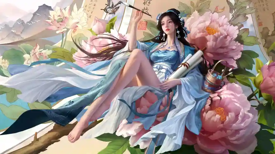 4k古装壁纸-国风 - 徐妏-才女「哲风壁纸」