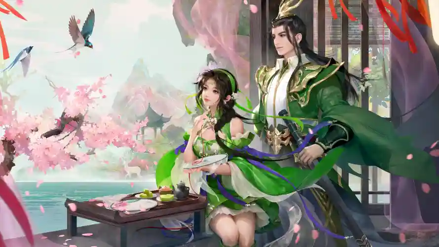 4k亭台壁纸-古风 - 孙茹-宴席「哲风壁纸」