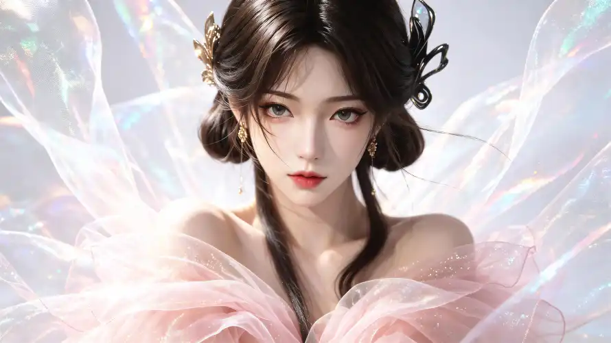 8k发饰壁纸-古装 - 国风-女修「哲风壁纸」