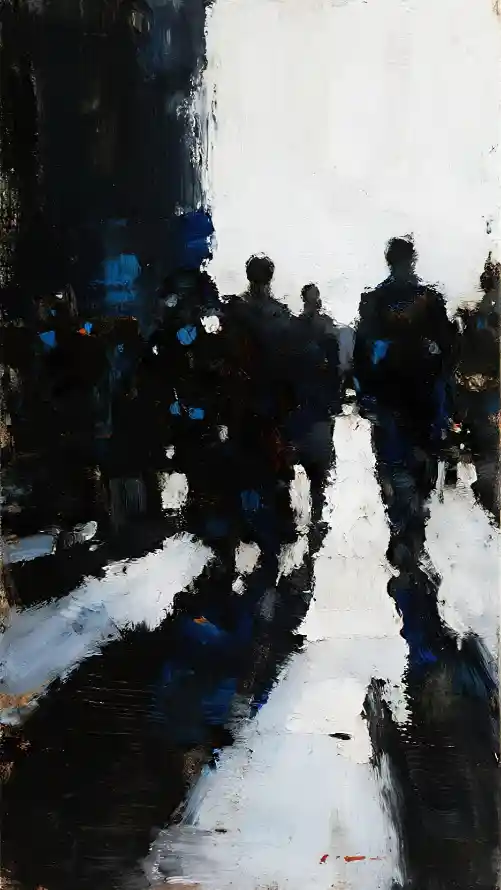 4k写意壁纸 - 抽象 - 油画 - 笔触「哲风壁纸」