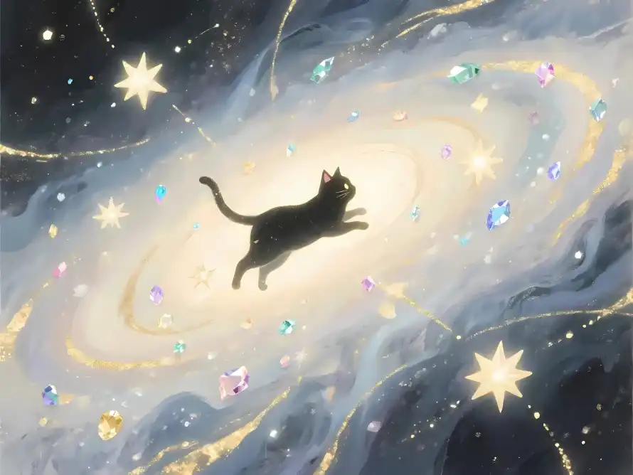 2k卡通壁纸-宇宙 - 宝石-小猫「哲风壁纸」 2k卡通壁纸-宇宙 - 宝石-小猫「哲风壁纸」