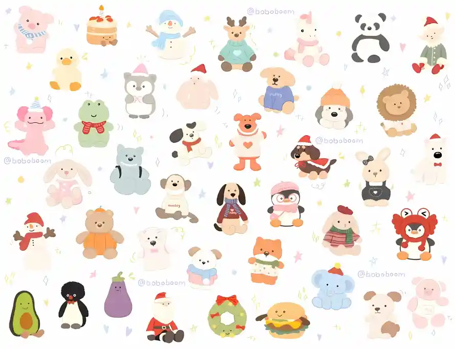 2k企鹅壁纸-兔子 - 卡通-可爱「哲风壁纸」