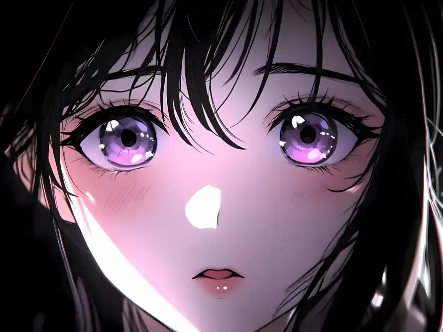 2k动漫壁纸-少女 - 暗调-紫瞳「哲风壁纸」 2k动漫壁纸-少女 - 暗调-紫瞳「哲风壁纸」
