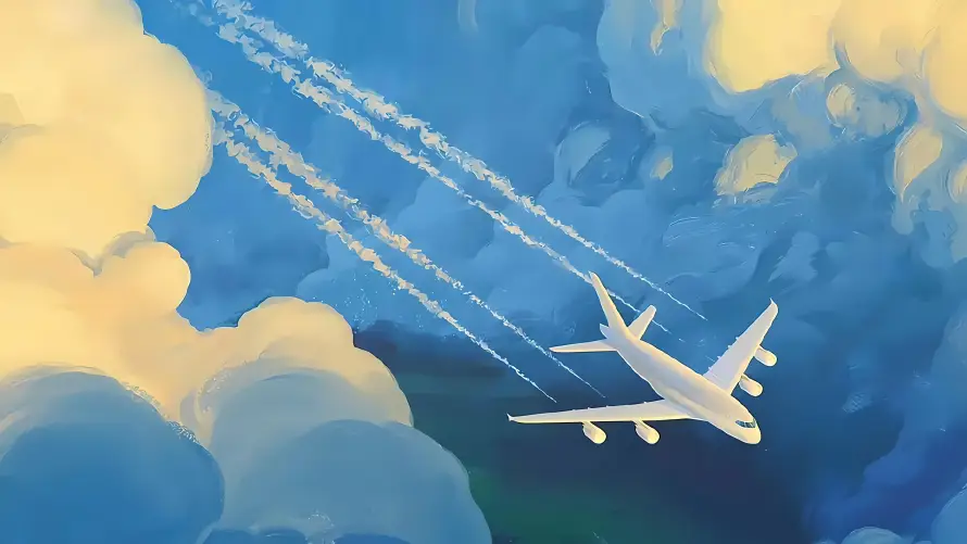4k云层壁纸-天空 - 插画-蓝天「哲风壁纸」 4k云层壁纸-天空 - 插画-蓝天「哲风壁纸」