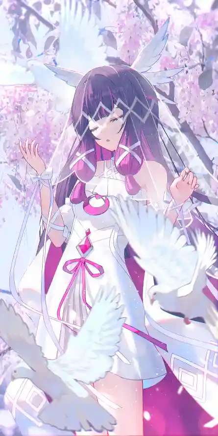 4k丝带壁纸 - 原神 - 少女 - 挑染「哲风壁纸」