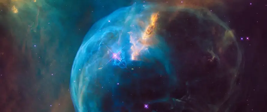 3k双屏壁纸-天文 - 宇宙-恒星「哲风壁纸」