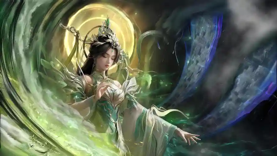 2k仙气壁纸-仙王 - 发冠-柳神「哲风壁纸」