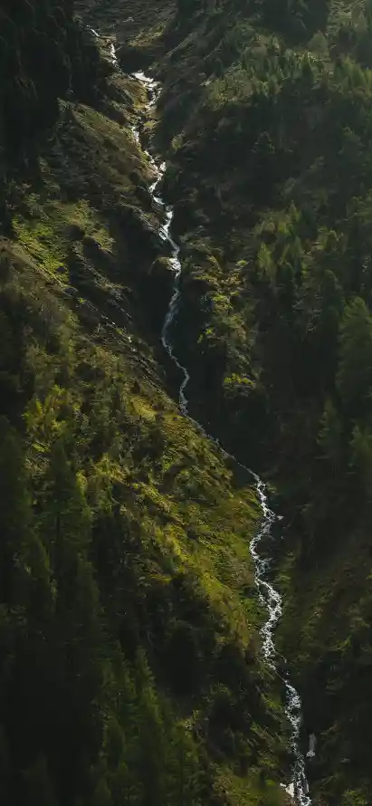 4k山川壁纸 - 山谷 - 峡谷 - 树木「哲风壁纸」