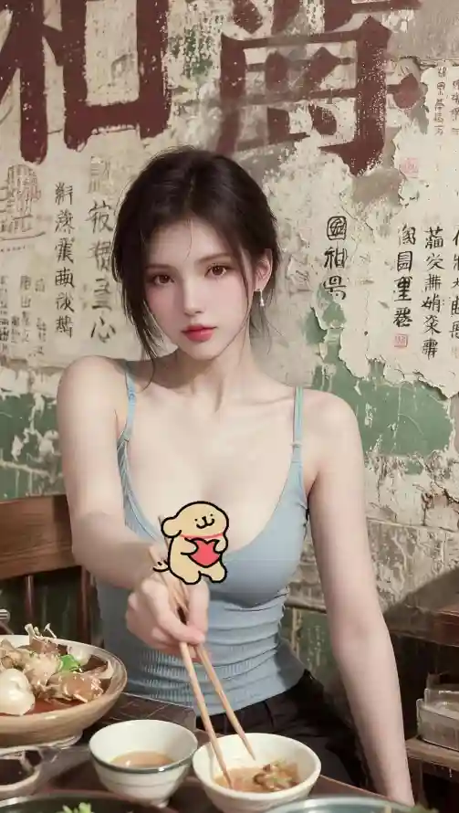 4k御姐壁纸 - 筷子 - 红唇 - 纯欲「哲风壁纸」