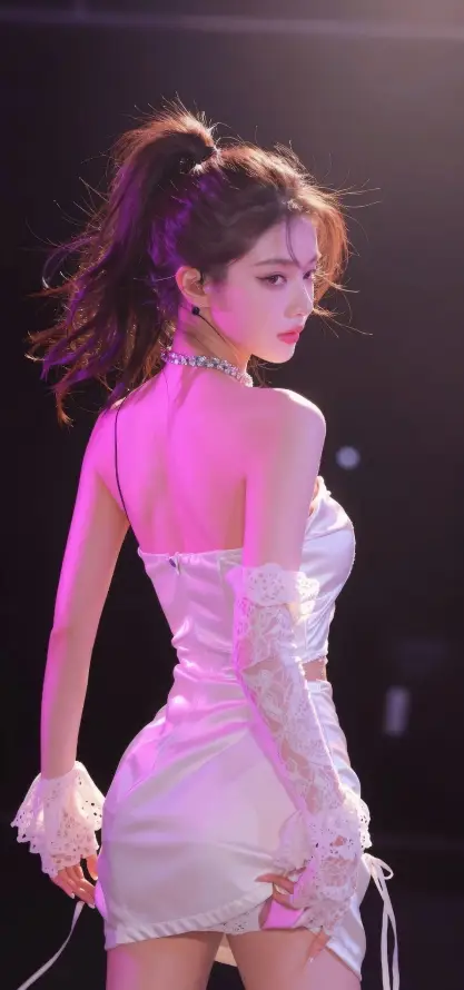 4k竖屏壁纸 - 美女 - 舞台 - 辣妹「哲风壁纸」