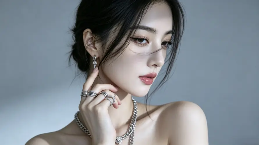 3k侧脸壁纸-好看 - 盘发-红唇「哲风壁纸」 3k侧脸壁纸-好看 - 盘发-红唇「哲风壁纸」