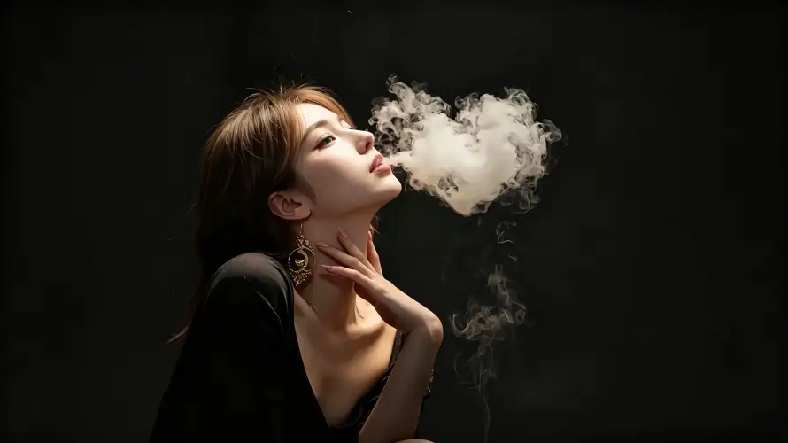 3k仰头壁纸-优雅 - 侧脸-写真「哲风壁纸」