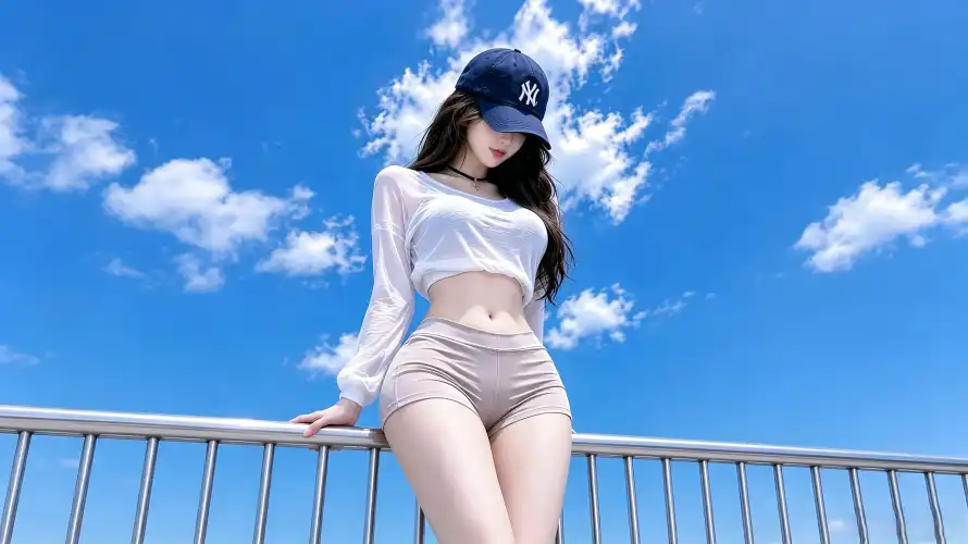 3k夏日壁纸-好看 - 户外-栏杆「哲风壁纸」