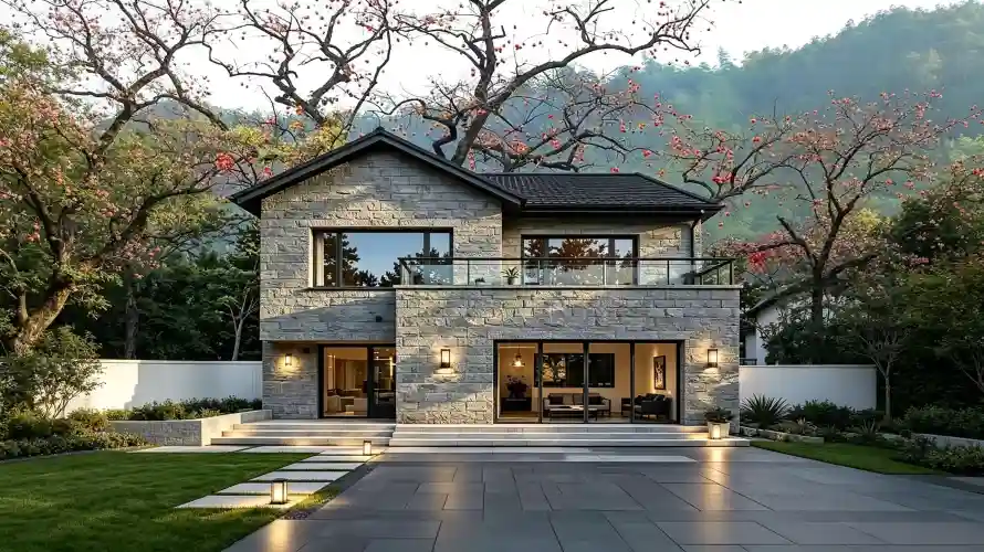 3k园林壁纸-壁灯 - 山居-山景「哲风壁纸」